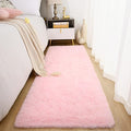 Soft Runner Rugs for Bedroom Living Room Plush Fluffy Rug 2x8 (Pink / 2' x 8' (Runner))