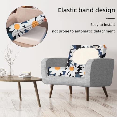 8 Pcs Outdoor Cushion Covers (Chrysanthemum / 8PCS)