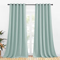 Blackout Curtain Panels for Bedroom (Aqua / 70"W x 95"L (Pack of 2))
