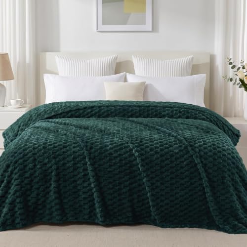 3D Fleece King Size Blanket for Bed (Forest Green / King ( 90x104 IN ))