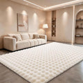 Creamy White Rabbit Plush Rug 6'x9' (Creamy White / 6' x 9' (Rectangular))