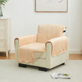 Velvet Chair Cover (Chair / 20- Velvet - Peach)