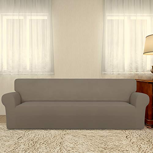 Stretch Couch Covers for Sofa 4 Seater Slipcovers Natural (XX-Large 4-Seater Sofa / Natural)