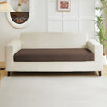 Couch Covers for 2 Cushion Sofa Pet Friendly Couch Cushion Covers Universal Sofa Covers Washable Stretch Slipcovers for Sectional Sofa (Texture Brown / Large Double Seat Cover)