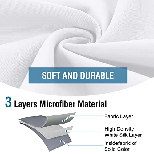 Doorway Curtain Blackout Closet Door Curtain Room Divider Window Treatment Curtain for Bedroom Thermal Insulated Privacy Drape Soundproof Grommet (42"W x 80"L (Pack of 1) / Pure White)
