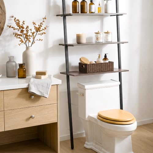 Toilet Tank Tray (Dark Brown / 14¼" L x 6¾" W x 3¾" H)