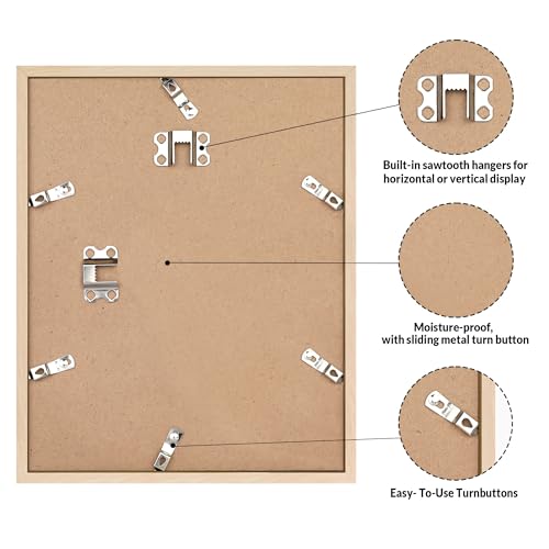12x16 Picture Frame for Wall Display (Oak / 12x16)