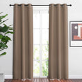 Blackout Window Curtains 84 inch Long (Cappuccino / 37"W x 84"L (Pack of 2))