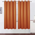 Orange Thermal Blackout Curtains (Orange / 52"W x 72"L (Pack of 2))