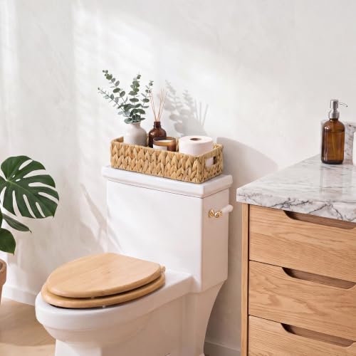 Toilet Paper Basket (Natural (Water Hyacinth) / 14¼" L x 6¾" W x 3¾" H)