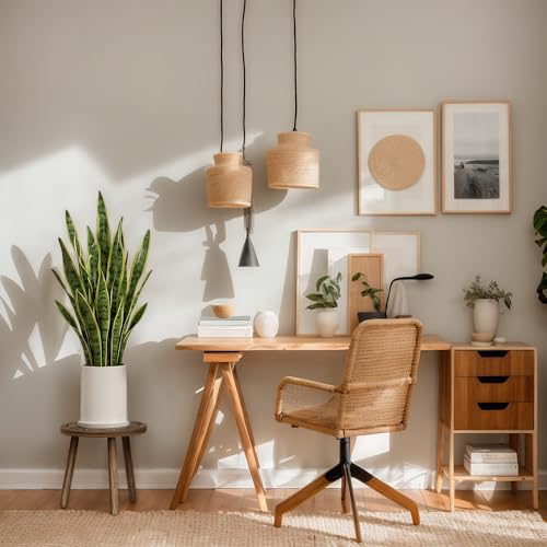 3 Pack Wood Plant Stands Indoor (heavy burnt color / 3 Pack)