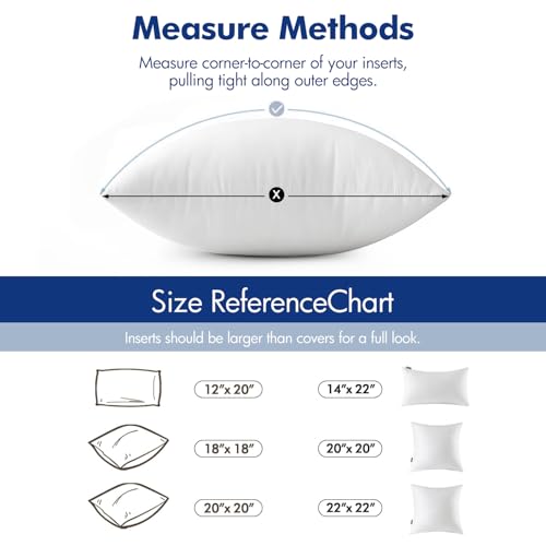 Pillow Insert 14x32 Inch Decorative Rectangle Throw Pillow Inserts (14x32 Inch)