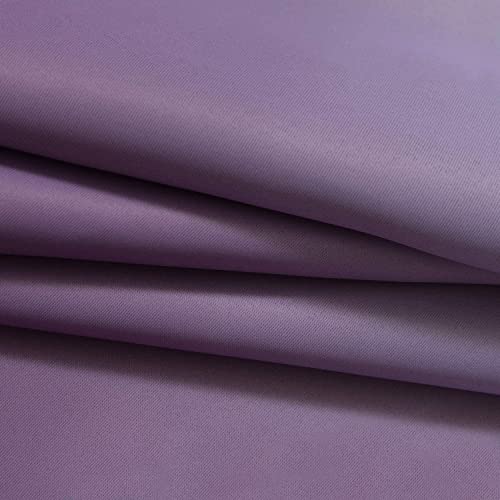 Ombre Curtains Purple and Greyish White for Living Room (42"W x 63"L (Pack of 2) / Purple)
