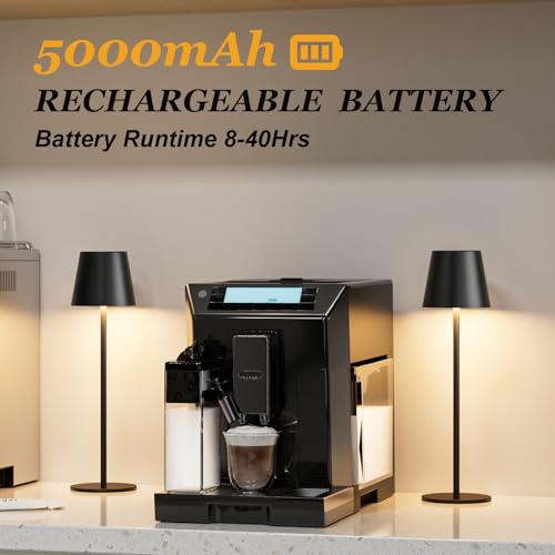 Black Cordless Table Lamp Rechargeable (Black 4pack)