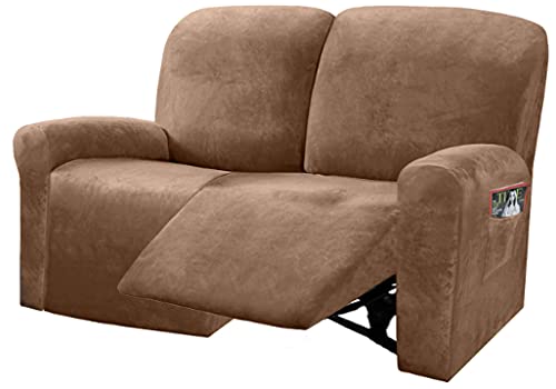Reclining Love Seat Slipcover (Sand)
