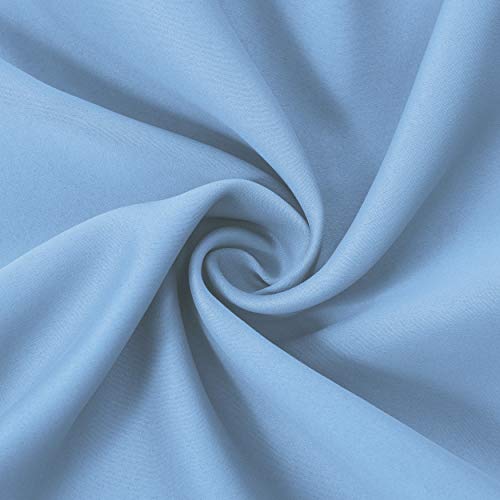 Blackout Curtains 66 x 84 inch (Sky Blue / 66"W x 84"L (Pack of 2))