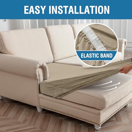 Couch Cover 4 (Leather Brown / 3 Seater + Chaise)