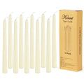 0.87×10 Inch Ivory Taper Candles (Ivory)