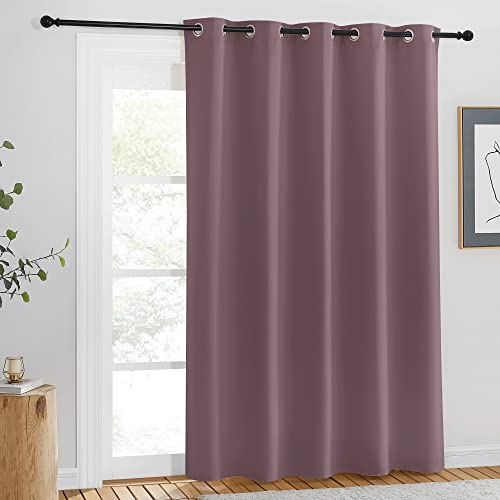 Blackout Dry Rose Curtain for Windows 84 inch Long (Dry Rose / 66"W x 84"L (Pack of 1))