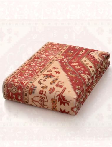 2x6 Washable Non Slip Boho Runner Rug for Hallway (Red/Multi / 2' x 6' (Runner))