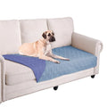 Waterproof Dog Bed Blankets Cover for Bed Couch Sofa Reversible (30x70 Inch (Pack of 1) / Stoneblue+violetblue)
