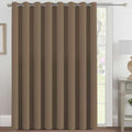 Blackout Patio Curtains 100 x 96 Inches for Sliding Door Extral Wide Blackout Curtain Panels Thermal Insulated Room Divider (100"W x 96"L (Pack of 1) / Macchiato)