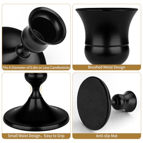 Black Candle Holder Taper Candle Holders (Black)