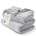 GentleSoft Fleece Throw XL Blanket Light Grey (Light Grey / Throw XL (50" X 70"))