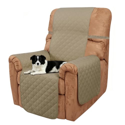Reversible Recliner Chair Covers (Camel/Beige / 28'' Recliner)