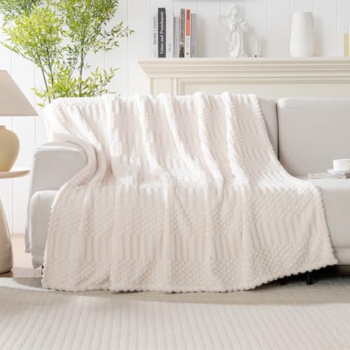 Beige Throw Blanket (Beige / Throw(50x60))