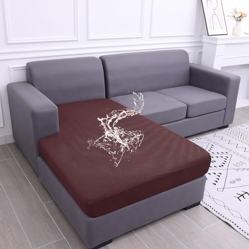 Waterproof Sectional Couch Covers (Chocolate / Chaise)