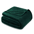 Soft Fleece Blanket Twin Size for Bed (Forest Green / Twin (60" x 80"))