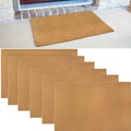 6 Pack Blank Door Mats for Crafting and Painting