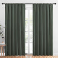 Living Room Curtains (Dark Mallard / 70"W x 84"L (Pack of 2))