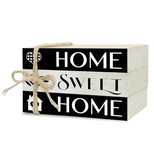 Mini Decorative Books For Home Decor (black Home sweet)