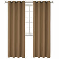 Taupe Blackout Curtains for Living Room 95 Inch Long (Taupe / 52"W x 95"L (Pack of 2))