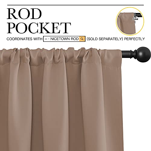 Cappuccino Blackout Curtains for Camper 42" w x 36" L 2 Panels (Cappuccino / 42"W x 36"L (Pack of 2))