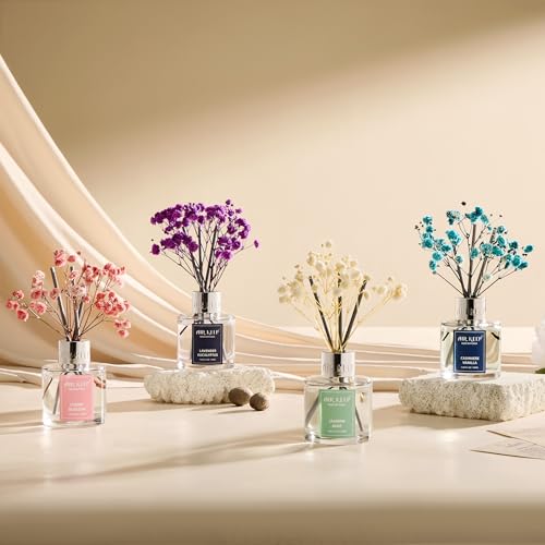 Reed Diffuser Set (Real Flower/1.69Ounce/1pack)