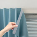 Self Adhesive Curtains (59"W x 59"L (Pack of 1) / Lake Blue)