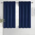 Blackout Curtains for Bedroom 52 x 54 Inch Long Navy Blue 2 Panels (Navy Blue / 52"W x 54"L (Pack of 2))