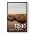 12x18 Black Metal Picture Frame (Set of 01 / Black Metal / 12x18 in)