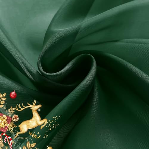 Basic Rod Pocket Sheer Voile Window Curtain Panels Foliage Green 1 Pair 2 Panels 26 Width 30 Inch Long for Kitchen Bedroom Children Living Room Yard（Foliage Green (Foliage Green / 26"W x 30"L (Pack of 2))