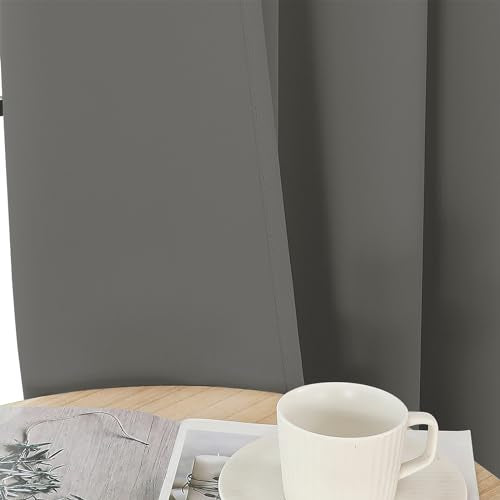 Blackout Curtains 108 Inches Long 2 Panels Set (Light Grey / 37"W x 108"L (Pack of 2))