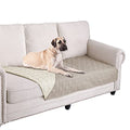 Waterproof Dog Bed Blankets Cover for Bed Couch Sofa Reversible (30x70 Inch (Pack of 1) / Cream+beige)