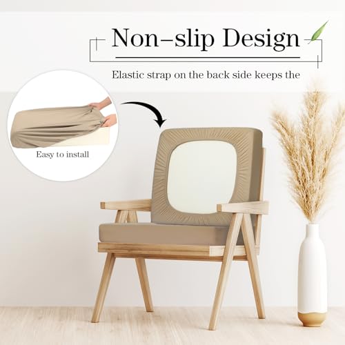 4 Pcs Stretch Cushion Covers (Sand / Seat Cover)