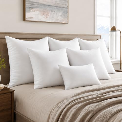 26x26 Euro Pillow Inserts 4 Pack (26x26 Inch)