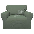 100% Waterproof Oversized Chair Couch Cover (Grayish Green / Oversized Chair)