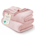 GentleSoft Pink Fleece Blankets King Size (Cherry Blossom Pink / King (108" x 90"))