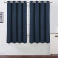 Blackout Curtains 52 x 63 inch (Navy / 52"W x 63"L (Pack of 2))