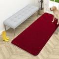 Dog Door Mat for Muddy Paws 54x24 (Red / 54" X 24")